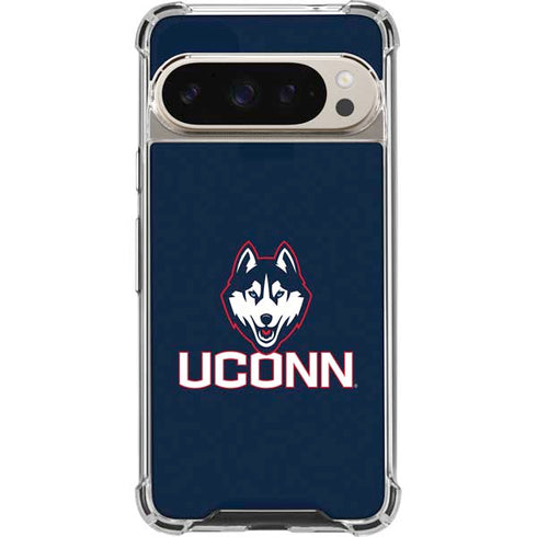 University of Connecticut UConn Logo Pixel 9/9 Pro Clear Case